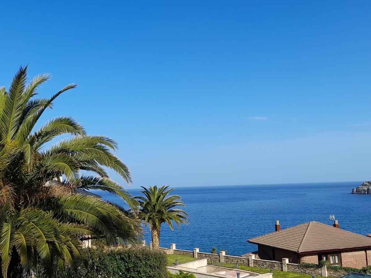Villa Vistas Al Mar, Urbanizacion Privada Con Piscina De Agua Salada Ajo Luaran gambar